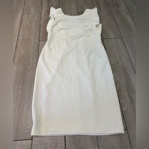 Calvin Klein Ruffle Sleeve Sheath Dress Color Blue Size 6